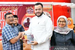 Bedah buku "Mitigasi Kultural : Pengetahuan Lokal Kebencanaan Masyarakat Sumbar", Wako Fadly Amran : Literasi dukung mitigasi bencana