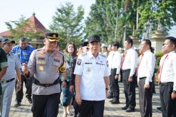 Bupati Muaro Jambi pimpin gelar apel pasukan operasional ketupat 2026