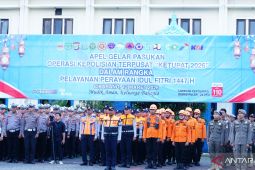 Polres Bekasi apel gelar pasukan Operasi Ketupat Jaya 2026 wujudkan mudik aman