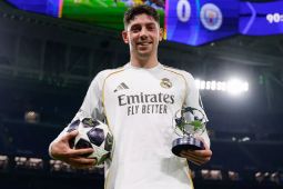 Cetak hattrick perdana, Valverde sebut laga lawan Manchester City terbaik dalam kariernya