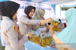 Polres Bogor dan Bulog gelar Gerakan Pangan Murah jelang Lebaran