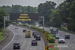 Arus mudik di Tol Purbaleunyi