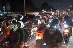 Pemudik roda dua dominasi Jalur Pantura Bekasi pada Minggu