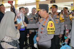 Kunjungan kerja Kapolri di Terminal Purabaya