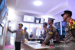 Pos terpadu Polres Kutim pantau arus mudik dilengkapi CCTV