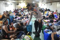 Arus mudik lebaran di Pelabuhan Samarinda