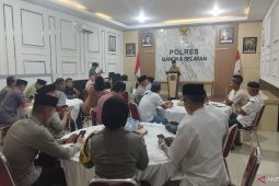 Tingkatkan sinergitas, Polres Bangka Selatan gelar buka puasa bersama awak media