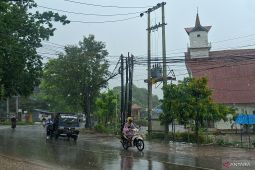 Cuaca di kota-kota besar umumnya berpotensi diguyur hujan pada hari ini