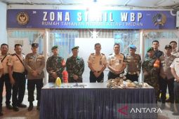 Rutan Kelas I Medan gelar razia gabungan jelang Idul Fitri