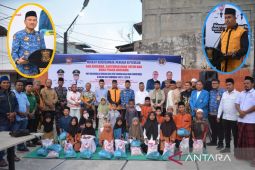 PWI Tanjungbalai santuni anak yatim, Mahyaruddin : Wartawan mitra pemerintah membangun daerah