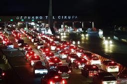 Arus mudik yang melintas di Tol Tangerang-Merak capai 1,32 juta kendaraan
