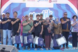 Mudik gratis Polres Bogor bantu warga pulang setelah lama merantau