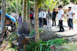 Ribuan waraga korban banjir Nagan Raya Aceh terima bantuan daging dari Presiden