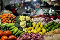 Harga pangan Rabu ini, cabai rawit Rp92.950 per kg dan daging ayam Rp43.000 per kg
