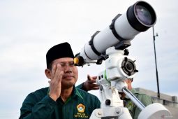 Pengamatan hilal penentuan 1 Syawal di Blitar