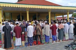 Warga Muslim di Hila Maluku Tengah Lebaran hari ini