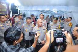 Kapolda Kalsel cek pos terpadu pastikan pengamanan berjalan optimal