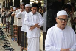 Shalat Idul Fitri di Lapas Kelas I Surabaya