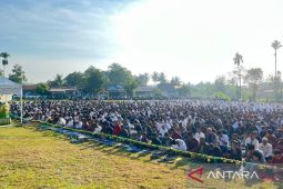 Umat Islam Simalungun ramaikan lokasi Shalat Idul Fitri 1447 H