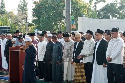 Bupati Belitung-Wabup Belitung shalat Idul Fitri 1447 Hijriah bersama ratusan masyarakat