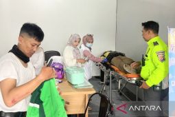 Polisi fungsikan Pos Gadog untuk tangani korban kecelakaan lalu lintas jalur Puncak