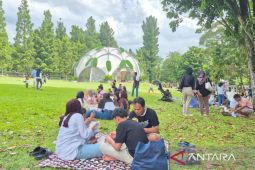 Kebun Raya Bogor catat kenaikan pengunjung 40 persen saat Lebaran