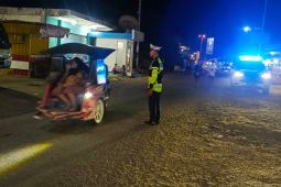 Personel PAM Terpadu Polda Malut cegah laka lantas dan kejahatan jalanan di Sofifi