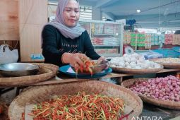Harga cabai rawit di Pasar Sentral Gorontalo turun pasca lebaran