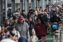 H+4 Lebaran, KAI Daop 1 Jakarta kedatangan hampir 53 ribu pemilir