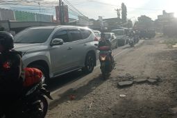 Arus balik jalur Pandeglang-Rangkasbitung Banten padat lancar