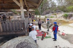 Pos terpadu di Bangka layani CKG pengunjung Pantai Matras