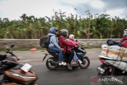 Pemilir sepeda motor nilai arus mudik-balik Lebaran 2026 lancar