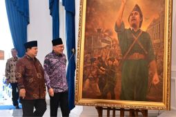 Prabowo dan PM Anwar silaturahmi Idul Fitri di Istana Merdeka