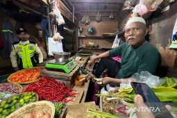 Harga pangan Sabtu ini, cabai rawit merah Rp84.500/kg dan daging ayam Rp43.550/kg