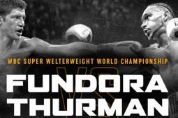 Juara WBC Fundora dan Thurman siap ke ring usai lolos tes berat badan
