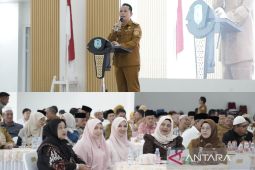Masih suasana Idul Fitri, Bupati Palas tempati kantor baru