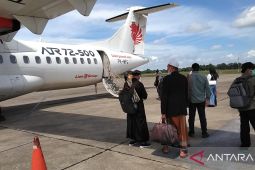 Jumlah arus balik di Bandara Balikpapan lebih banyak daripada yang mudik