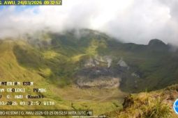 Badan Geologi: Gempa vulkanik Gunung Awu naik 16 kejadian per hari