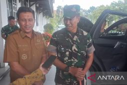 Danrem 045-Bupati Bangka perkuat koordinasi bangun daerah