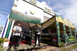 Yamaha Gorontalo mendirikan pos dukung kelancaran dan keamanan Idul Fitri