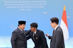 Prabowo bangga pada Sugianto, penyelamat kebakaran di Korsel