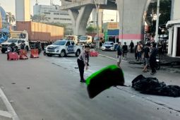 Polisi dalami penyebab tewasnya pengemudi ojek daring dalam kecelakaan di Jakut Jumat pagi
