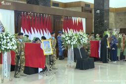 Jenazah tiga prajurit TNI gugur di Lebanon tiba di Tanah Air