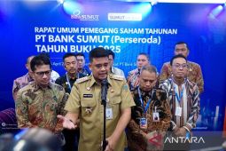 Gubernur Sumut terus dorong peningkatan modal Bank Sumut jadi KBMI 2
