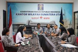 Kemenkum Sumut fasilitasi harmonisasi tiga rancangan peraturan Bupati Nias Utara