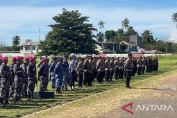 Ratusan personel TNI-Polri bersiaga amankan kunjungan Wapres di Bitung