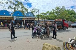 Polres sosialisasikan pesan kamtibmas di dua lokasi pasar Jayawijaya