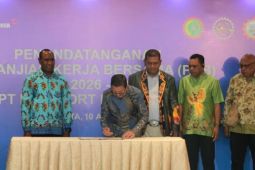Manajemen Freeport dan Serikat Pekerja tandatangani PKB 2026-2028