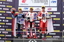 Pembalap Indonesia Herjun Firdaus raih juara tiga di Sepang