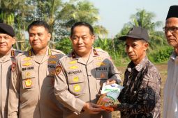 Wujudkan ketahanan pangan, Polda Banten gandeng petani di Serang